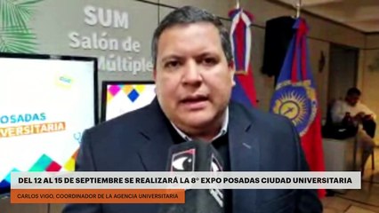 Del 12 al 15 de septiembre se realizará la 8° edición de la Expo Posadas ciudad universitaria