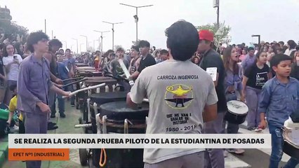 Se realiza la segunda prueba piloto de la Estudiantina de Posadas
