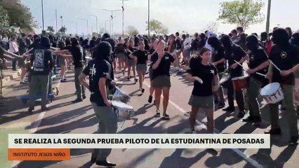 Se realiza la segunda prueba piloto de la Estudiantina de Posadas