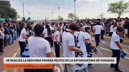 Se realiza la segunda prueba piloto de la Estudiantina de Posadas