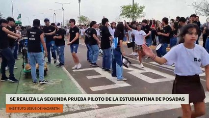 Se realiza la segunda prueba piloto de la Estudiantina de Posadas