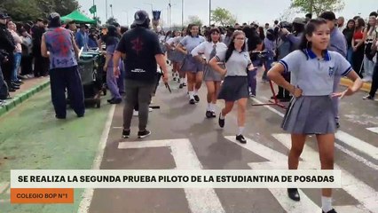 Se realiza la segunda prueba piloto de la Estudiantina de Posadas