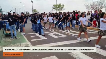 Se realiza la segunda prueba piloto de la Estudiantina de Posadas