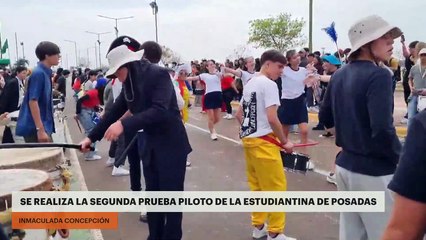 Se realiza la segunda prueba piloto de la Estudiantina de Posadas