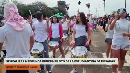 Se realiza la segunda prueba piloto de la Estudiantina de Posadas