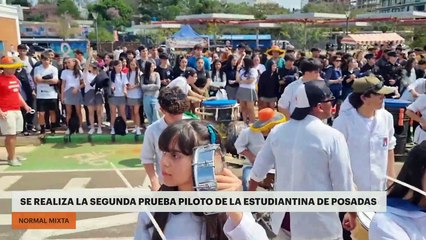 Se realiza la segunda prueba piloto de la Estudiantina de Posadas