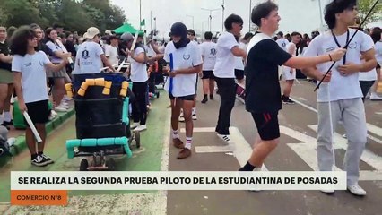 Se realiza la segunda prueba piloto de la Estudiantina de Posadas