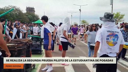 Se realiza la segunda prueba piloto de la Estudiantina de Posadas