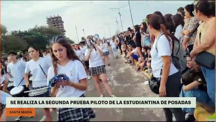 Se realiza la segunda prueba piloto de la Estudiantina de Posadas