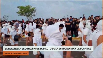 Se realiza la segunda prueba piloto de la Estudiantina de Posadas