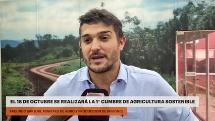 El 18 de octubre se realizará la 1° Cumbre de agricultura sostenible