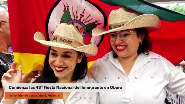 Comienza las 43° Fiesta Nacional del Inmigrante en Oberá