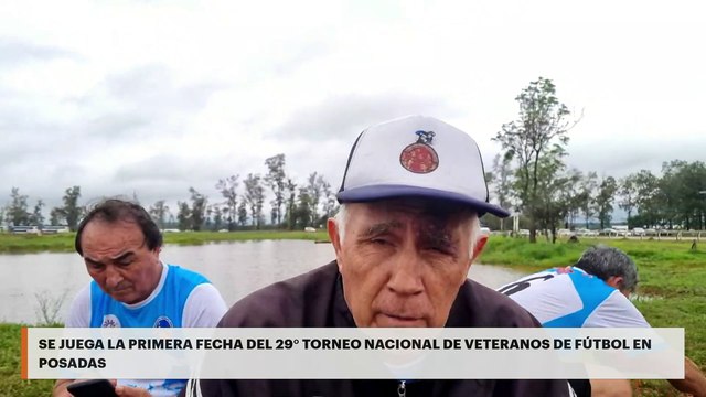 Se juega la primera fecha del 29° Torneo Nacional de Veteranos de Fútbol en Posadas