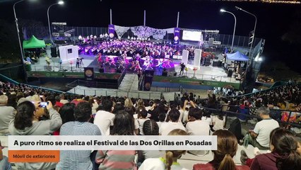 A puro ritmo se realiza el Festival de las Dos Orillas en Posadas