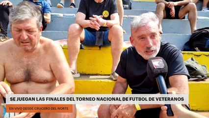 Se juegan las finales del Torneo Nacional de Futbol de Veteranos