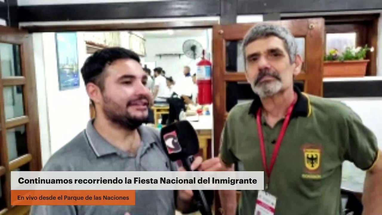 Continuamos recorriendo la Fiesta Nacional del Inmigrante