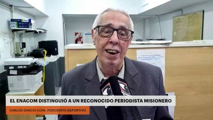 Otorgan una distinción a la trayectoria de un reconocido periodista misionero