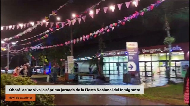 Oberá: así se vive la séptima jornada de la Fiesta Nacional del Inmigrante