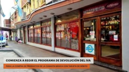 Comienza a regir el programa de devolución del IVA