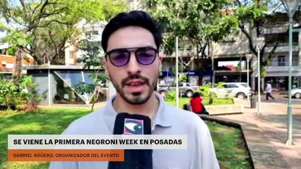 Se viene la primera Negroni Week en Posadas