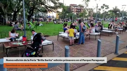 Nueva edición de la Feria "Brilla Sarita" edición primavera en el Parque Paraguayo de Posadas
