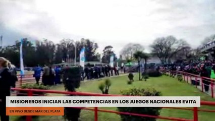 MISIONEROS INICIAN LAS COMPETENCIAS EN LOS JUEGOS NACIONALES EVITA