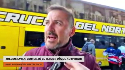 Juegos Evita | Comenzó el tercer día de actividad en Mar del Plata