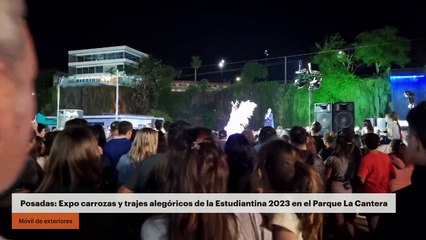 Posadas: Expo carrozas y trajes alegóricos de la Estudiantina 2023 en el Parque La Cantera