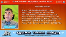 Live Free MLB NFL NCAAF Picks Drive Thru Show 10-2-2023