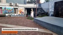 Comenzo la remodelación el histórico Paseo Bosetti de Posadas