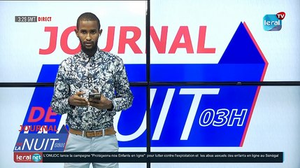 [DIRECT] SUIVEZ LE JOURNAL DE LA NUIT (03H) AVEC MALANG G. BALDE SUR LERAL TV