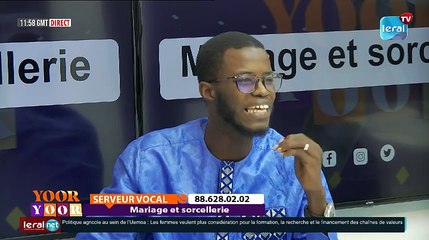 YOOR - YOOR Thème : Mariage et sorcellerie Saad Kane 12/10/2023