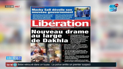 LOU BESS XIBAAR - YI 15H DE CE 12/ 10/2023 AVEC PAPE MAGUETTE SUR LERAL TV