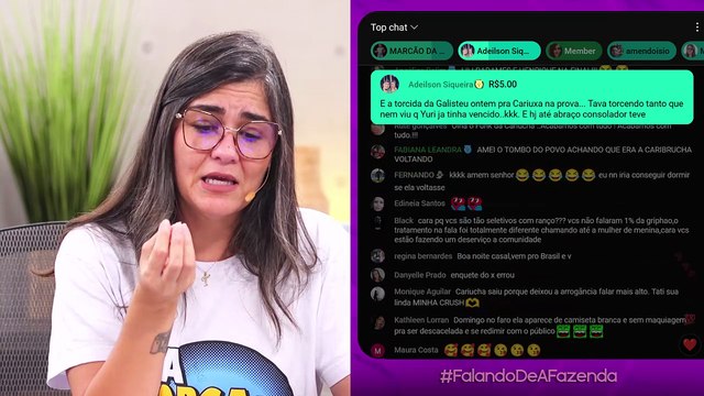 FAZENDA15: ELIMINADA, CARIÚCHA FICA SEM PALAVRAS AO VER VAR E DESCOBRIR QUE FOI USADA POR SIMIONI