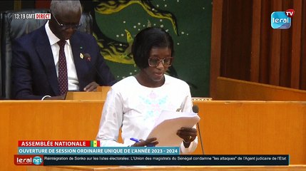 Assemblée nationale : Ouverture de Session ordinaire unique de l'année 2023 - 2024