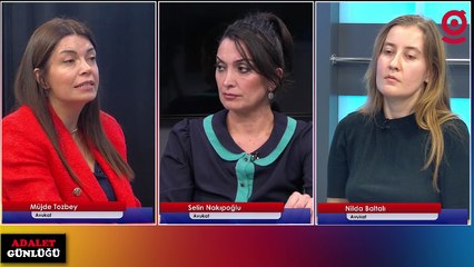 Önce Çocuklar ve Kadınlar Derneği yöneticileri, Adalet Günlüğü’nde Av. Selin Nakıpoğlu'nun sorularını yanıtlayacak.#canlı