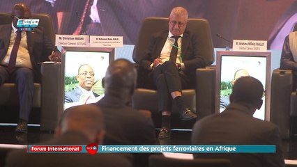 En direct : 1ère session du forum International sur le financement des projets ferroviaires en Afrique
