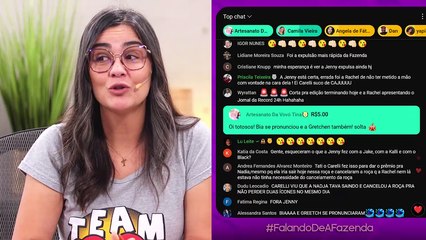 A FAZENDA15: SHERA É EXPULSA POR "METER A MÃO" NA CARA DE JENNY; ROÇA É CANCELADA; ENTENDA
