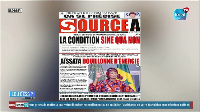 LOU BESS XIBAAR YI 15H GMT CE 20/10/2023 AVEC PAPE MAGUETTE BA #LERALTV