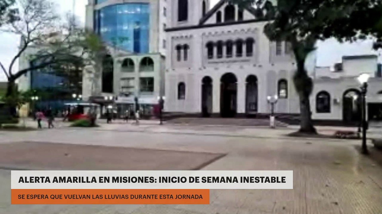 Inicio de semana inestable en Misiones