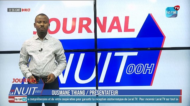 [DIRECT] SUIVEZ LE JOURNAL DE LA NUIT (00H) AVEC OUSMANE THIANG SUR LERAL TV