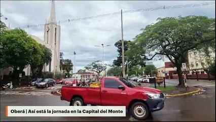 Oberá | Así está la jornada en la Capital del Monte