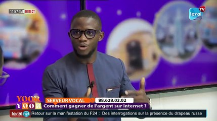 YOOR YOOR PR THIERNO KANE THÈME : COMMENT GAGNER DE L'ARGENT SUR INTERNET