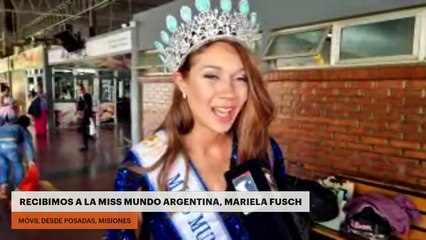 Recibimos a la Miss Mundo Argentina: Mariela Fusch