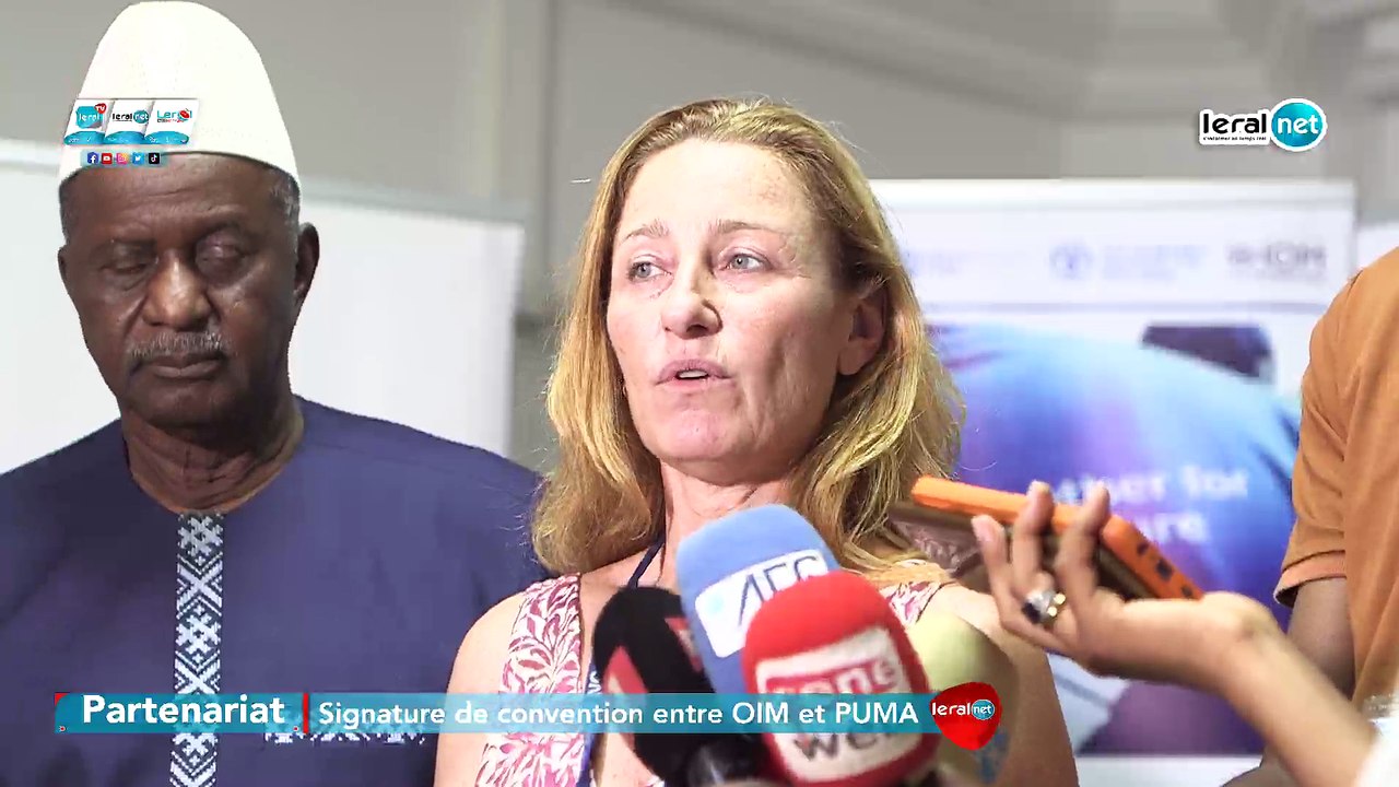 En direct : Signature de convention de partenariat entre OIM et PUMA