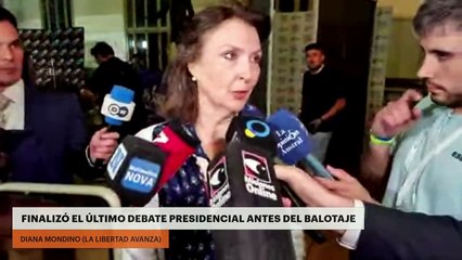 Finalizó el último debate presidencial antes del balotaje