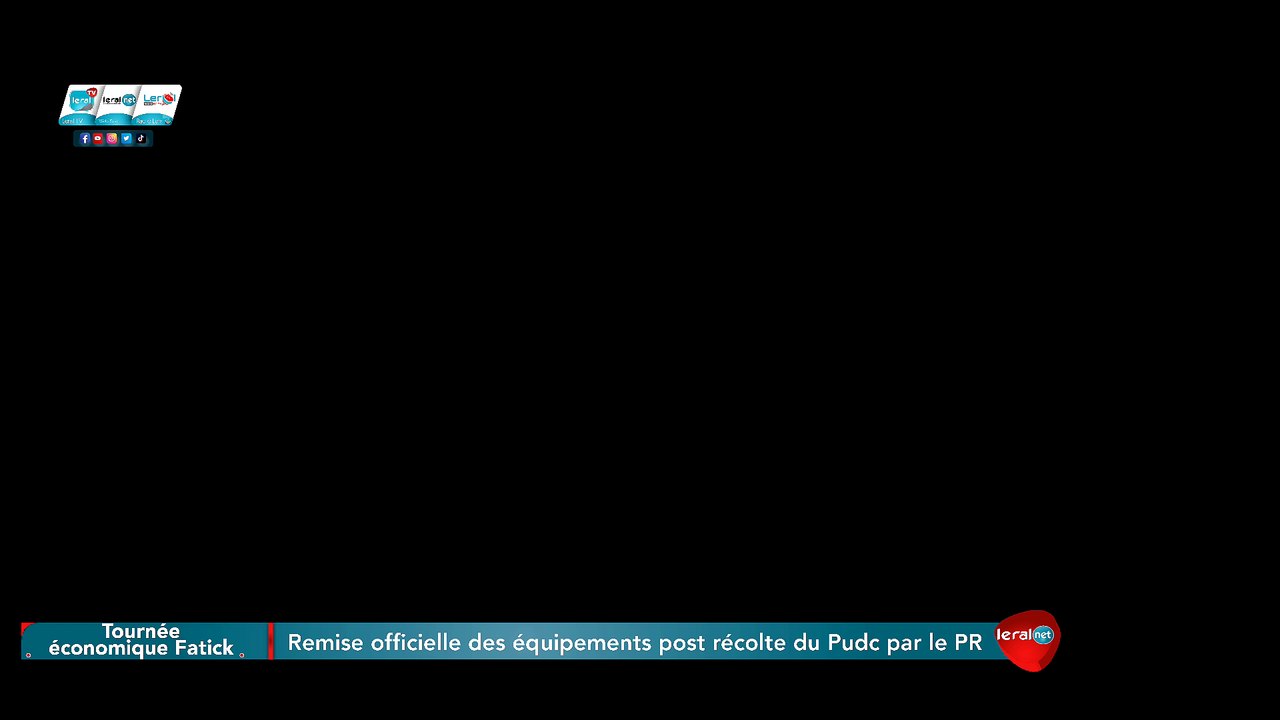 DIRECTE Fatick: Cérémonie de remise officielle des équipements post récolte du Pudc