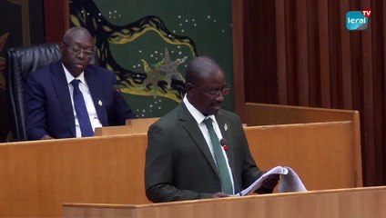 [DIRECT-ASSEMBLEE] MOUSSA BALDE MINISTRE DE L'ENSEIGNEMENT SUPERIEUR FACE AUX DEPUTES