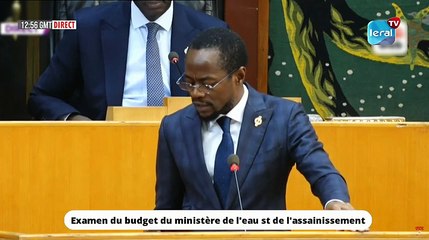 Video herunterladen: Assemblée Nationale : examen du budget du ministère de l’Eau et de l’Assainissement