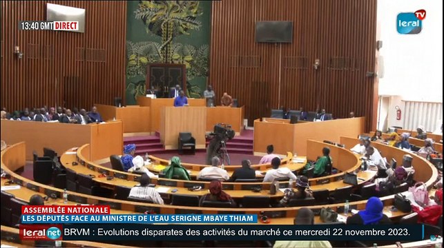 Assemblée Nationale : examen du budget du ministère de l’Eau et de l’Assainissement